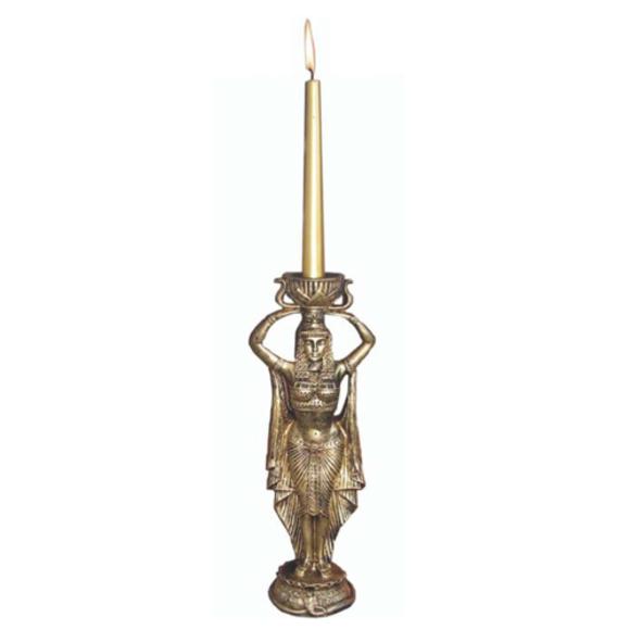 Kerzenständer Skulptur Ägyptische Kerzenleuchter Leuchter Candle Holder