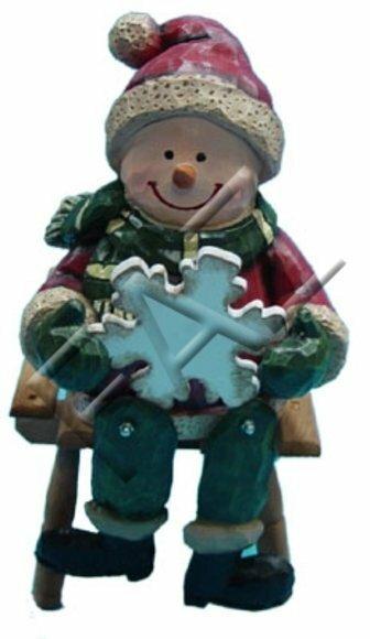 Schneemann Figur Garten Statue Skulptur Figuren Skulpturen Weihnachts