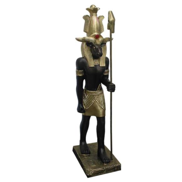 Ägyptischer Gott Khnum Statue Figur Statuen Figuren Skulpturen 95 cm