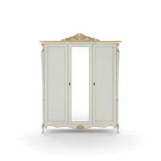 Echtholz Kleiderschrank Italienische Stil Möbel Schlafzimmer Schrank Echtholz Neu