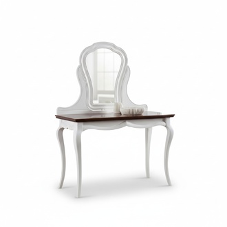 Echtholz Tisch Klassische Konsole Spiegel Kommode Schminktisch Schlafzimmer Neu