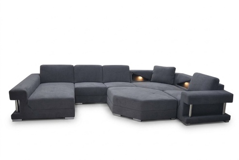 Eck Sofa Couch Polster Ecke Wohn Zimmer Landschaft Designer CouchenTextil A1131