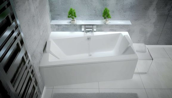 Eckbadewanne Bade Wannen Exclusive freistehende Badewanne Acrylwanne Wanne Bad