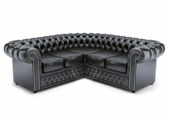 Chesterfield Sofaecke Ecksofa Eckcouch Couch Sofa Wohnlandschaft