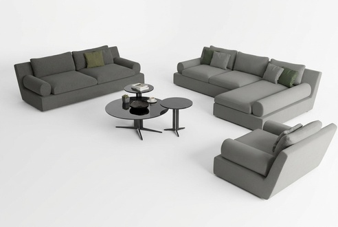 Ecksofa 3-Sitzer mit Sessel Gemütlichkeit und Funktionalität