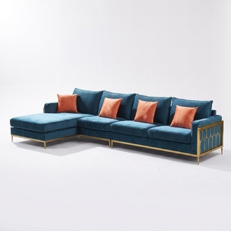 Ecksofa Grau Stoff L Form Sofa Couch Design Couch Polster Textil Modern