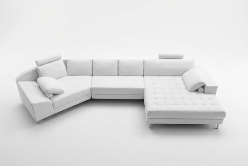 Ecksofa Ledersofa Design Sofa Ecksofa U Form Modernes Polster