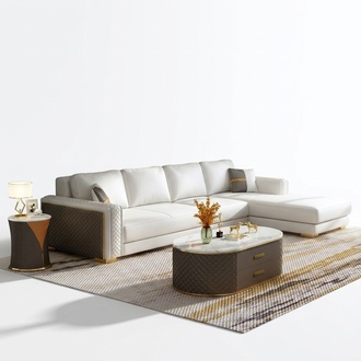 Ecksofa Polster Garnitur Wohnlandschaft L Form Designer Sofa Couch