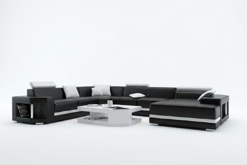 Ecksofa Polster Wohnlandschaft Couch Sofa Wohnlandschaft UForm Sitz Ecke PH2673