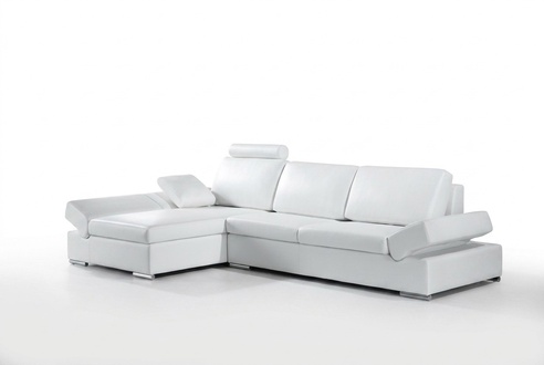 Ecksofa Sofa Couch Polster Wohnlandschaft Leder Eck Sofas Garnitur