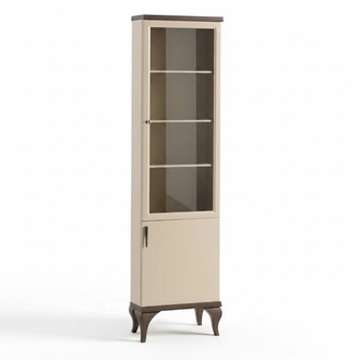 Eckvitrine Vitrinenschrank Glasvitrine Eckschrank Schrankvitrine Objektschrank