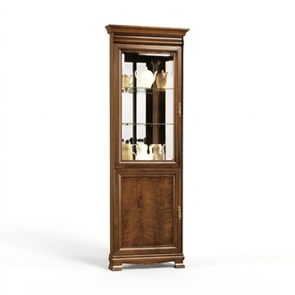 Eckvitrine Vitrinenschrank Glasvitrine Glasdisplay Vitrine Regalvitrine