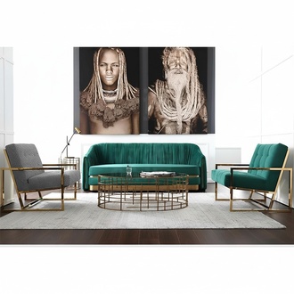Edel Stahl Couch Polster Leder Sofa 311 Sitzer Couchen Garnitur Set