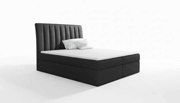 Ehebett Bettgestell Bett Polsterbett Betten Polyester Boxspringbett Doppelbett