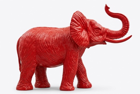 Elefant Figur Statue Skulptur Figuren Skulpturen Dekoration Deko 330 cm