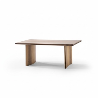 Eleganter brauner Esstisch aus Holz für modernes Esszimmer