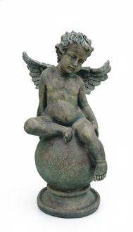 Engel Figur Statue Skulptur Figuren Skulpturen Dekoration Deko 62cm Garten