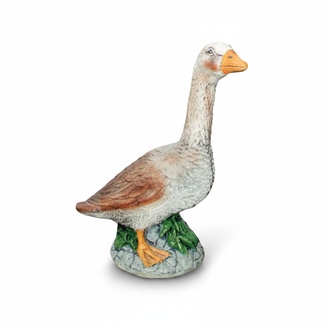 Ente Dekorative Statue Garten Figuren Statuen 44cm Lebensgroß Figur