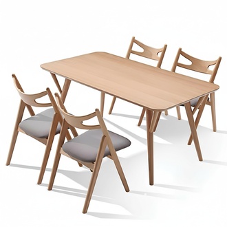 Ess Tisch Designer Italienische Möbel Holz Tisch 150x80cm Küche Wohn