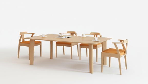 Ess Tisch Designer Italienische Möbel Holz Tisch 160x85cm Küche Wohn