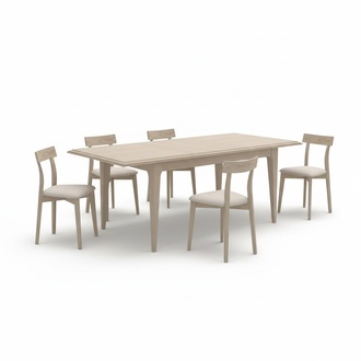 Essgarnitur Esstisch 6 x Stühle Garnitur Tisch Essgruppe 7tlg. Tisch Esszimmer