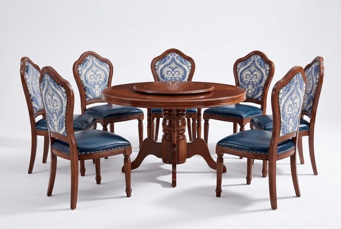 Essgarnitur Tisch Essgruppe 6 Stühle Lehnstühle Esszimmer Gruppen Holz