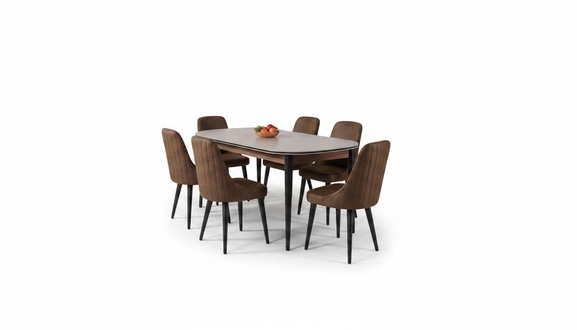 Essgruppe Esstisch Esszimmerset Stühle Konsole rtv Sitzgruppe Tisch Esszimmer