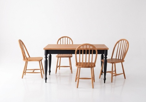 Essgruppe Esszimmer Tisch Essecke Esstisch Holztisch Stühle 5tlg Braun