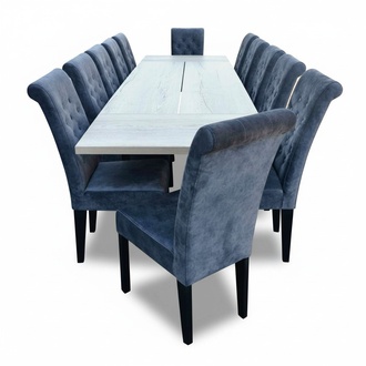 Esstisch 12 x Stühle Esszimmer Set Essgruppe Moderne Stühle Tisch 13tlg.