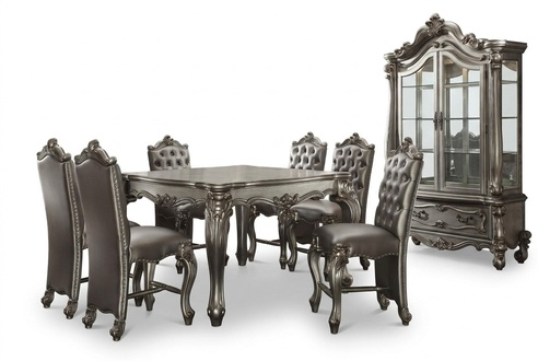 Esstisch 6x Stühle Vitrine Komplettes Esszimmer Garnitur 8tlg. Gruppe