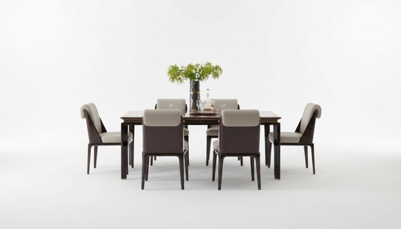 Esstisch Braun Designer Tische Modern Design Möbel Luxus Esszimmer