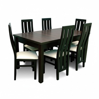 Esstisch Esszimmer Komplett Set 6x Stühle Set Ess Gruppe Holz Tisch Tische 7tlg