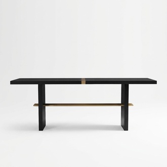Esstisch Esszimmertisch Tisch Esszimmer Holz Schwarz Esszimmermöbel