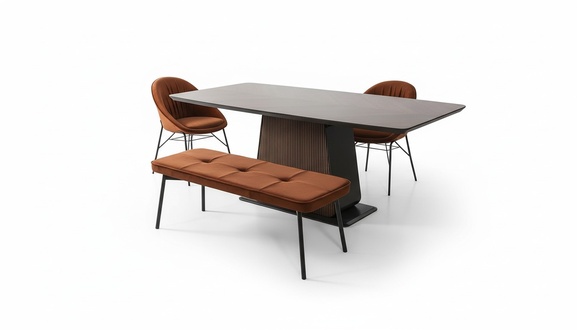 Esstisch Esszimmertisch Tisch Esszimmer Essecke Holz Modern Braun Tische