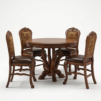 Esstisch Garnitur Stuhl Set 4 Stühle Tisch Esstische Tische Esszimmer Set