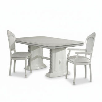 Esstisch Tisch Esszimmer Wohnzimmer Holz Design Tische Italienische Möbel Neu