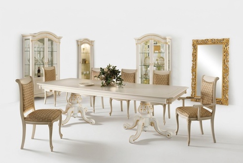 Esstisch Tisch Gruppe Esszimmer Wohnzimmer Garnitur Holz Design Tische