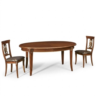 Esstisch Tisch Holz Luxus Tische Barock Rokoko Esszimmer Antik Stil Italy Möbel