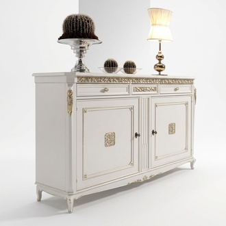 Esszimmer Schränke Landhaus Anrichte Freistehend Holz Möbel Buffet Schrank Neu