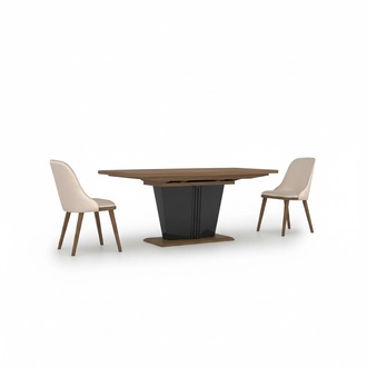 Esszimmer Set 5tlg Essgruppe Modern Esstisch Design 4x Stühle Möbel