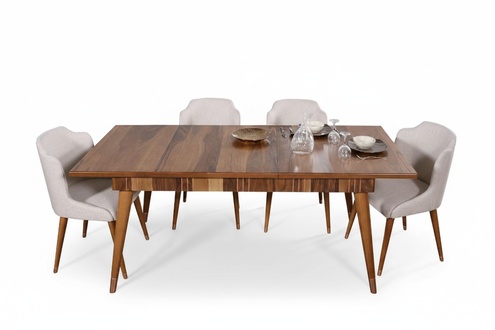 Esszimmer Set Ess Gruppe Holz Tisch Tische 5tlg Komplett Set Esstisch 4x Stühle