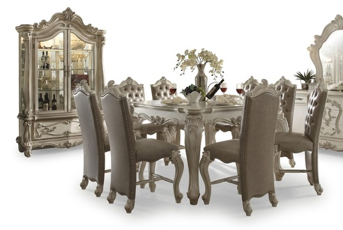 Esszimmer Set Vitrine Esstisch 8x Stuhl Garnitur Tisch Gruppe 10tlg.Set