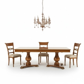 Esszimmer Stühle Holz Luxus Sessel Stuhl Braun Stühle Wohnzimmer Möbel