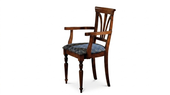 Esszimmer Stühle Luxus Sessel Stuhl Holz Braun Lehnstuhl Wohnzimmer