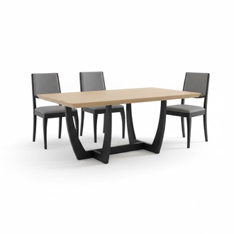 Esszimmergarnitur Tisch 4x Stühle Esszimmergarnitur Essgruppe Stuhl Set