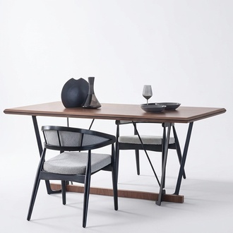 Esszimmertisch Holztisch Esstisch Tisch Esszimmer Braun Holz 180 cm