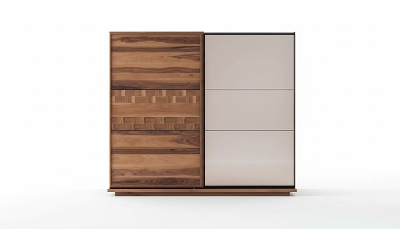 Exquisite Schlafzimmer Garnitur Edles Doppelbett 2x Holz Nachttische