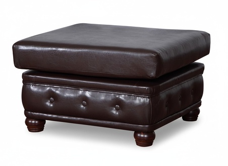 Fußhocker Club Lounge Hocker Leder Textil Ottoman Designer Pufa Ottomane Neu