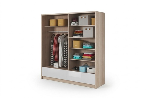Garderobe Aufbewahrung 200cm Regal Schrank Archiv Schiebetüren Schiebetüren