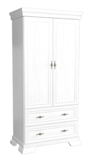 Garderobenschrank Kleiderschrank Schlafzimmerschrank Holzschrank Weiß